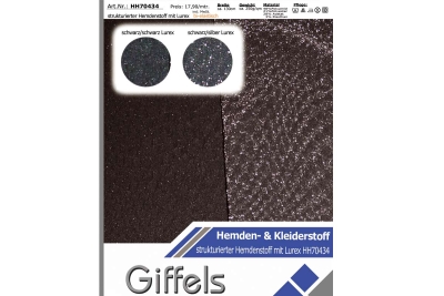 Hemdenstoff mit Lurex - HH70434 - Reste