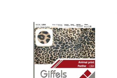 Lycra - Design Panther - Reste
