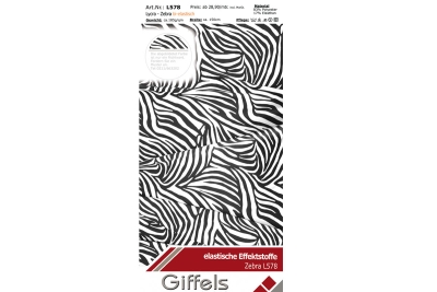 Lycra - Design Zebra - Reste