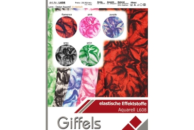 Lycra - Design Aquarell - Reste