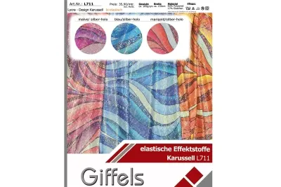 Lycra - Design Karussell mit Hologramm Lycra - Design Karussell mit Hologramm