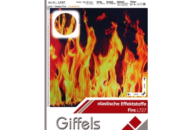 Lycra Design Fire - Reste