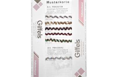 Holo Paillettenband - Lurex-Wellen