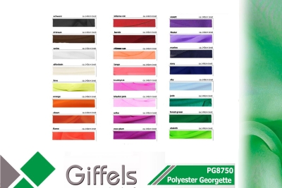 Polyester Georgette - made in korea - Reste