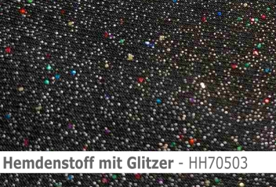 Hemdenstoff mit Glitzer - HH70503
