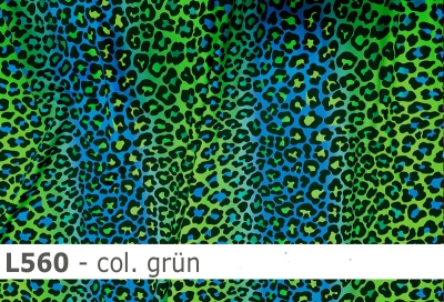 Lycra Leopard Farbverlauf- L560 - Reste