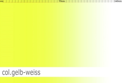 Lycra mit Farbverlauf- col. weiss-farbig - Reste