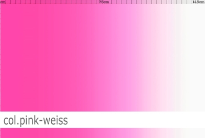 Lycra mit Farbverlauf- col. weiss-farbig