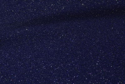 marine farbiger Lycra/ Badeanzugstoff mit Glitzer