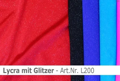 Lycra mit Glitzer