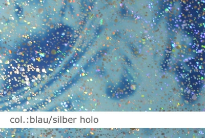 Lycra - Design Strobe mit Hologramm - Reste