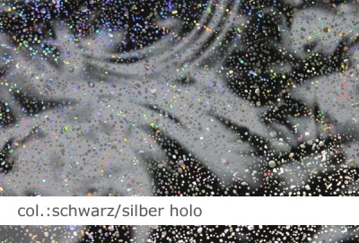 Lycra - Design Strobe mit Hologramm - Reste