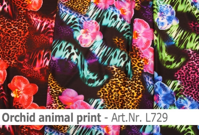 elastischer Lycrastoff -Badeanzugstoff-Lycra Design Jungle