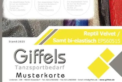 Samt-Smooth-Velvet-Musterkarte