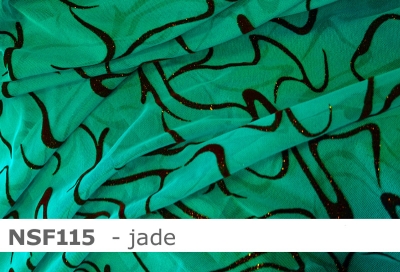 Stretch net - weicher Netzstoff beflockt