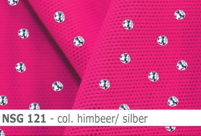 Stretch net - weicher Netzstoff mit Pailletten - Reste