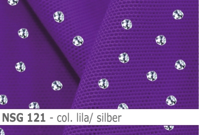 Stretch net - weicher Netzstoff mit Pailletten
