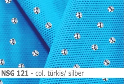 Stretch net - weicher Netzstoff mit Pailletten