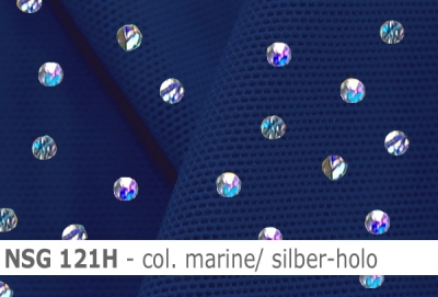 Stretch net - weicher Netzstoff mit Holo-Pailletten - Reste