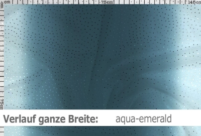 Netzstoff mit Farbverlauf & Pailletten