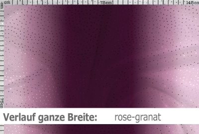 Netzstoff mit Farbverlauf & Pailletten