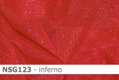 Netzstoff mit Glitzer - Reste