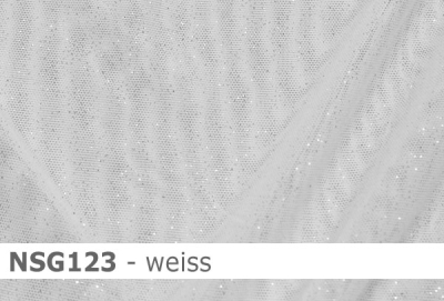 Netzstoff mit Glitzer - Reste