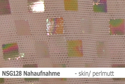Stretch net - Netzstoff mit quadrat. Pailletten - Reste