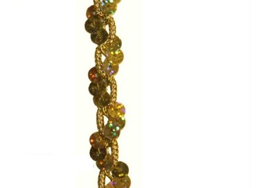 Holo Paillettenband - Wellen