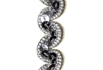 Paillettenband - Lurex-Wellen