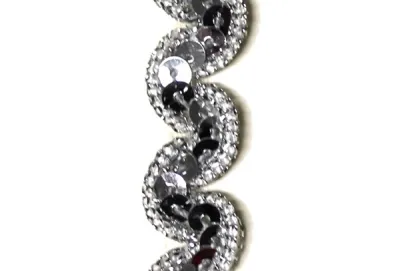 Paillettenband - Lurex-Wellen