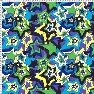 bedruckter Netzstoff