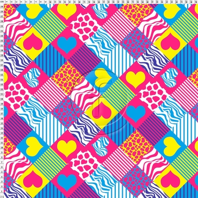 bedruckter Netzstoff