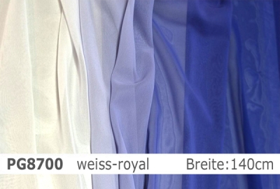 Polyester Georgette - Farbverlauf - Reste