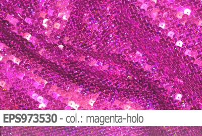 elastischer Holo-Paillettenstoff - Reste