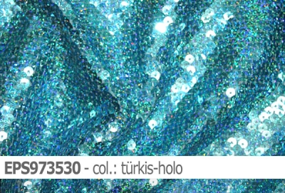 elastischer Holo-Paillettenstoff - Reste