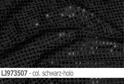 Lurex Jersey mit runden Pailletten - Reste