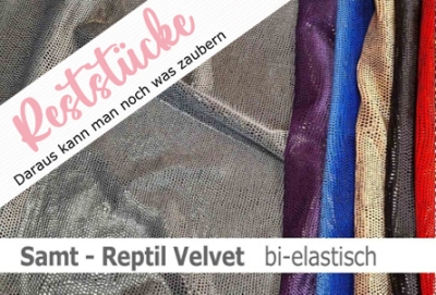 Samt - Design Reptil Velvet - Reste