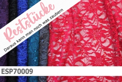 elastische Spitze mit Pailletten