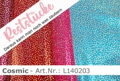 Lycra Cosmic mit Holopunkte - Reste