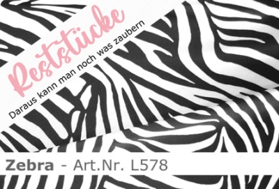 Lycra - Design Zebra - Reste