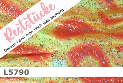 Lycra - Design Psycho mit Lurex - Reste