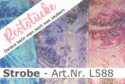 Lycra - Design Strobe mit Hologramm - Reste