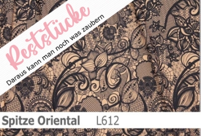 Lycra - Design Spitze Oriental L612 - Reste