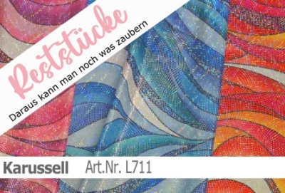 elastischer mit Folie beschichtetet Effektstoff
