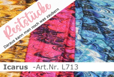Lycra - Design Icarus mit Hologramm - Reste