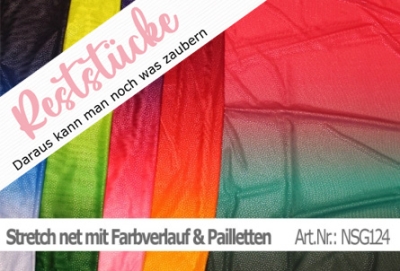 Netzstoff mit Farbverlauf