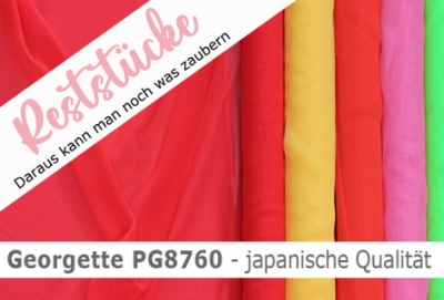 Polyester Georgette - made in japan - Reste