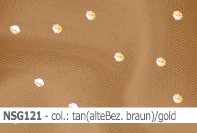 Stretch net mit Glitzer - weicher Netzstoff