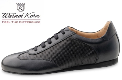 Schwarze Herrentanzschuhe aus dem Hause Werner Kern